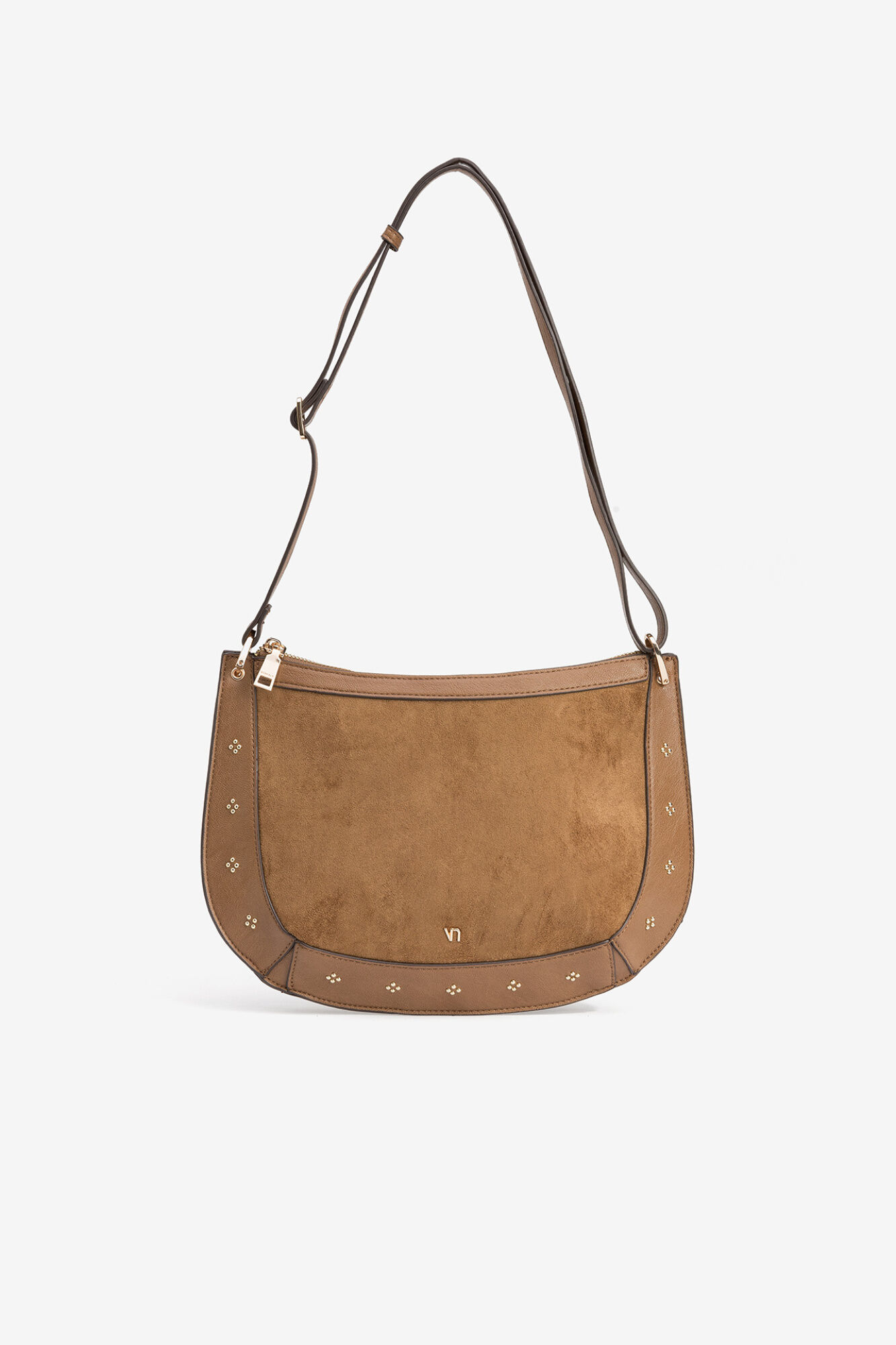 Vilanova Bolso Hobo Efecto Gamuza