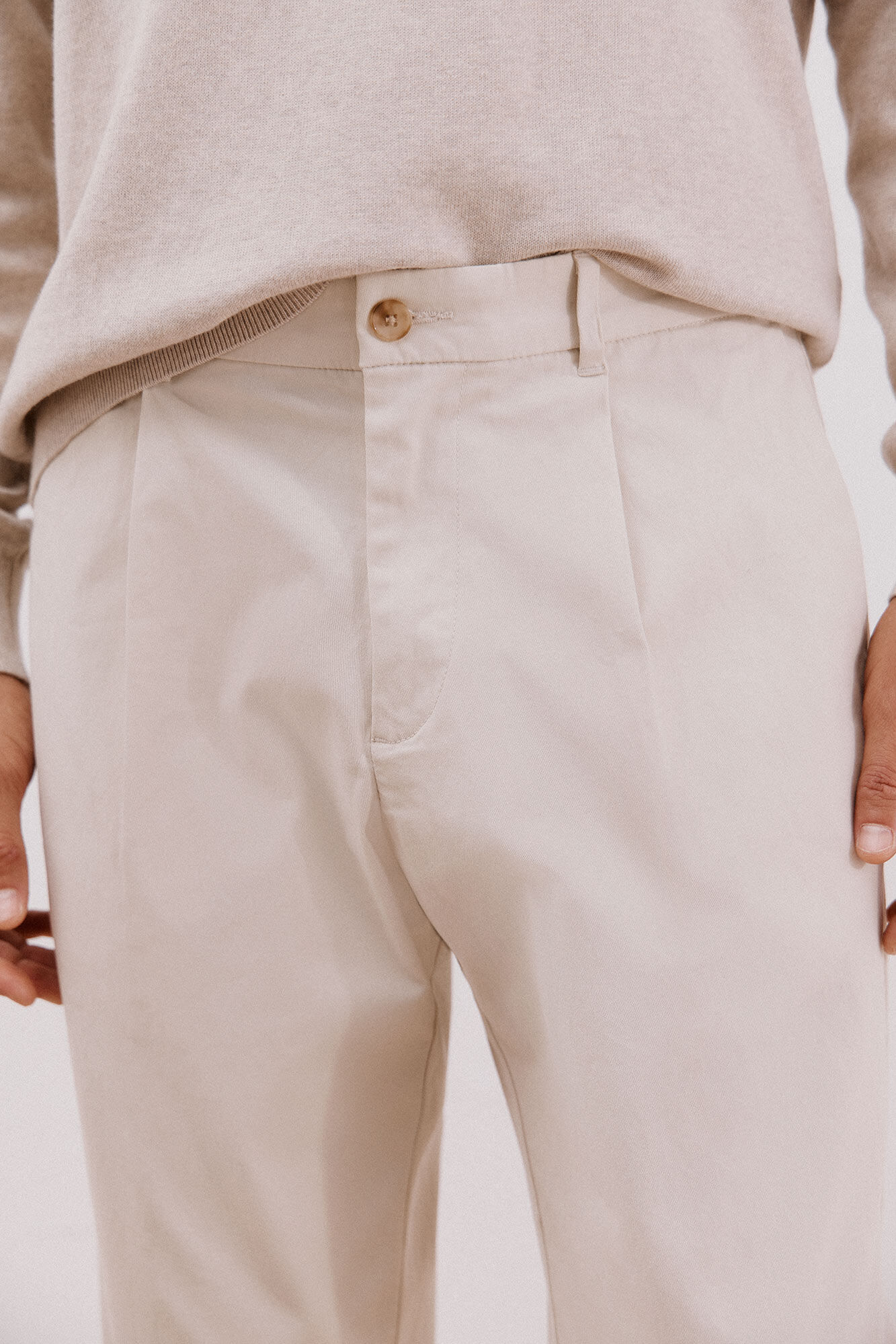 Cortefiel Tapered fit comfort chinos pants
