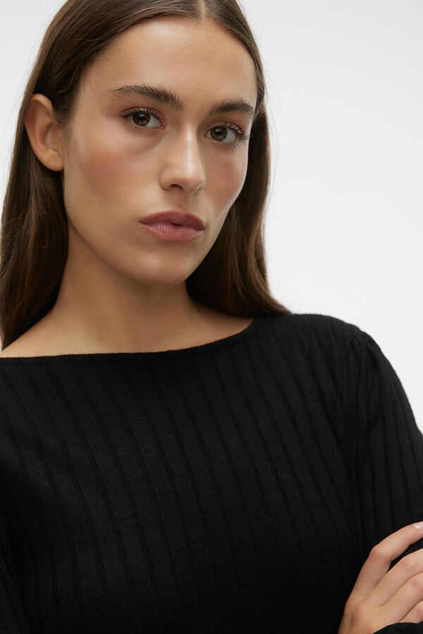 Vero Moda Long-sleeved top Black