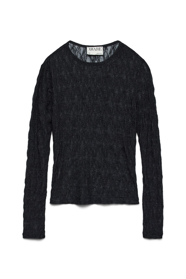 Vero Moda T-shirt de renda Preto