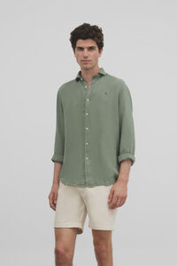 Cortefiel Camisa sport leve Verde