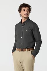 Williot Camisa de xadrez mi&uacute;do Cinzento