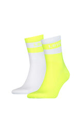 Cortefiel Pack calcetines Levi’s® medios fluorescentes rayas Amarillo