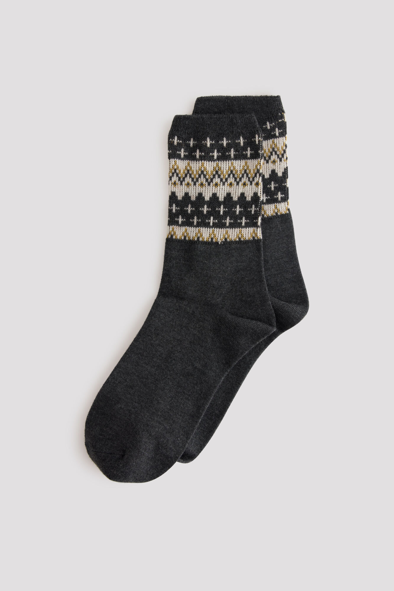 Cortefiel Border print long socks
