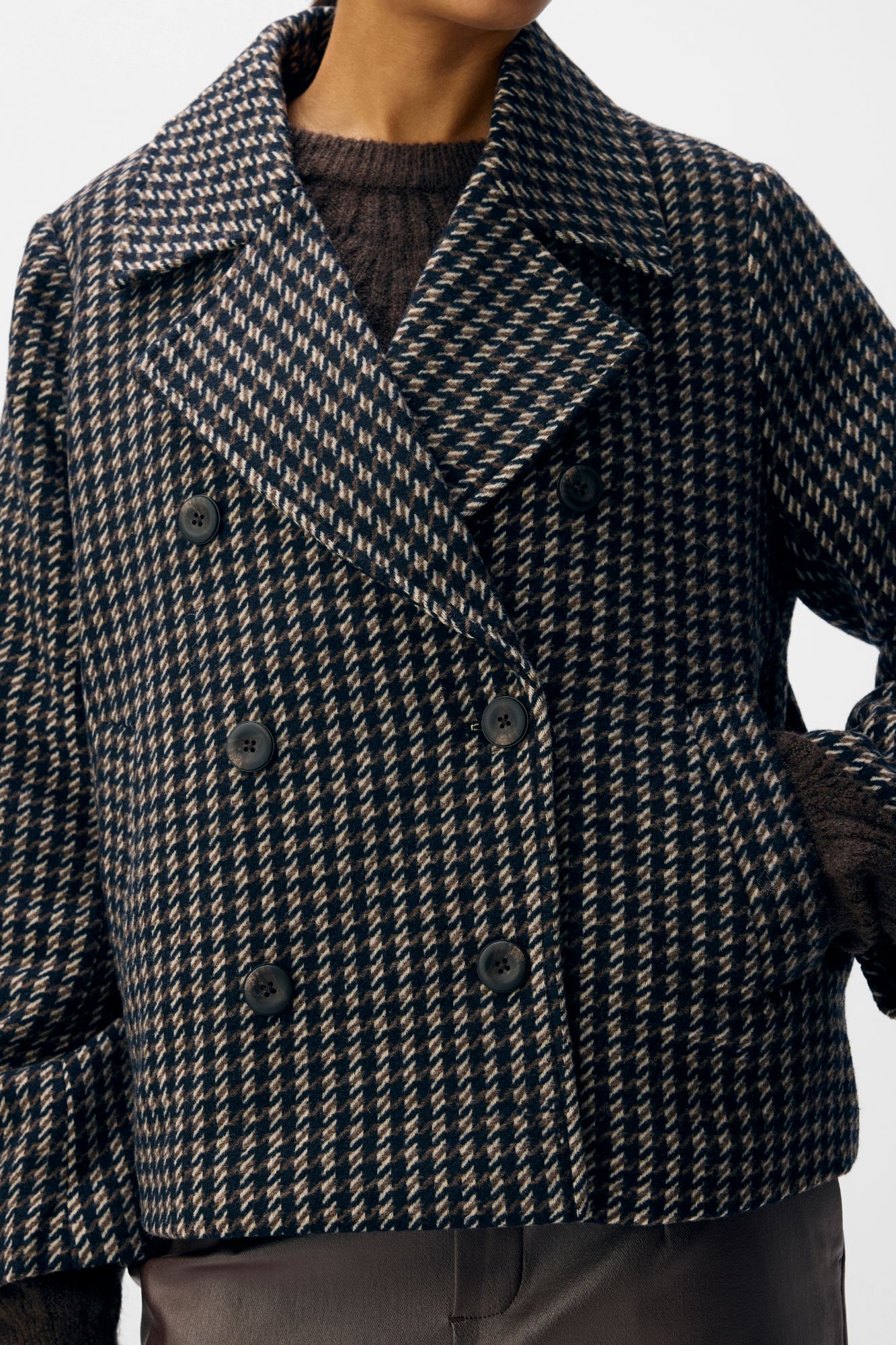 Object Casaco de tweed sobretudo