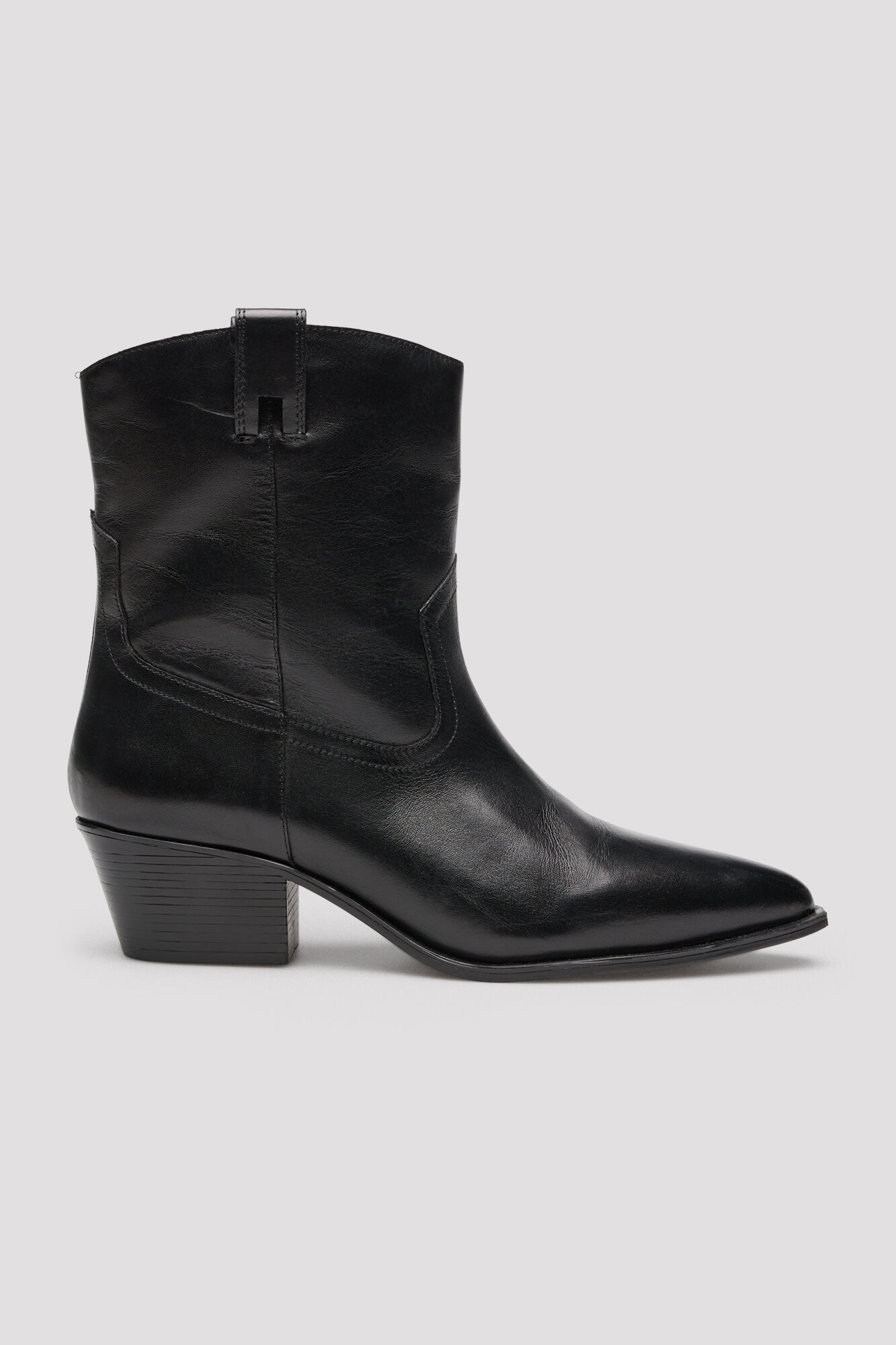 Cortefiel Leather ankle boot