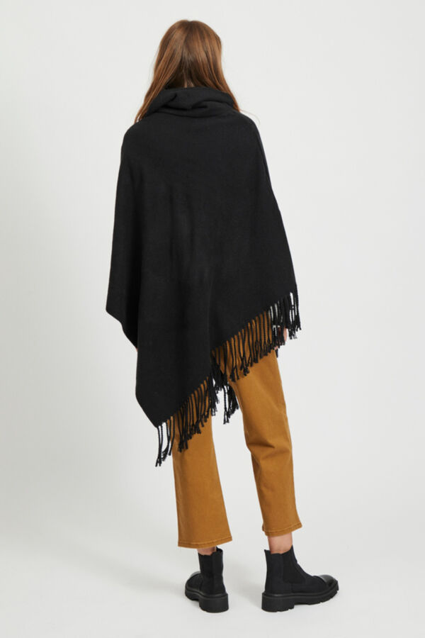 Object Poncho cuello vuelto Negro