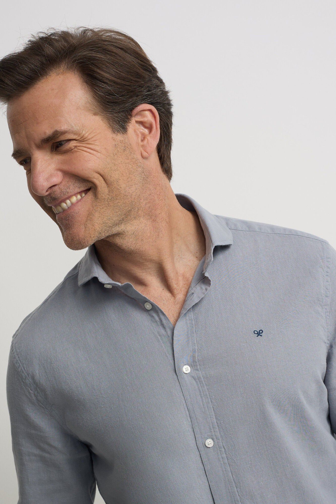 Silbon Camisa sport em linho