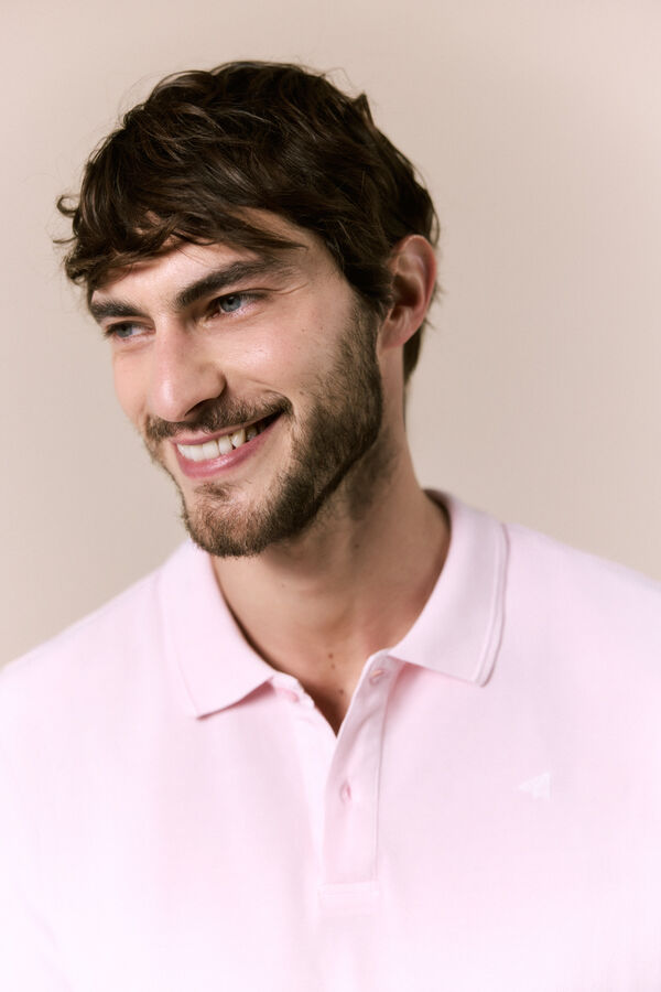 OOTO Polo b&aacute;sico em piqu&eacute; lavado Subiu