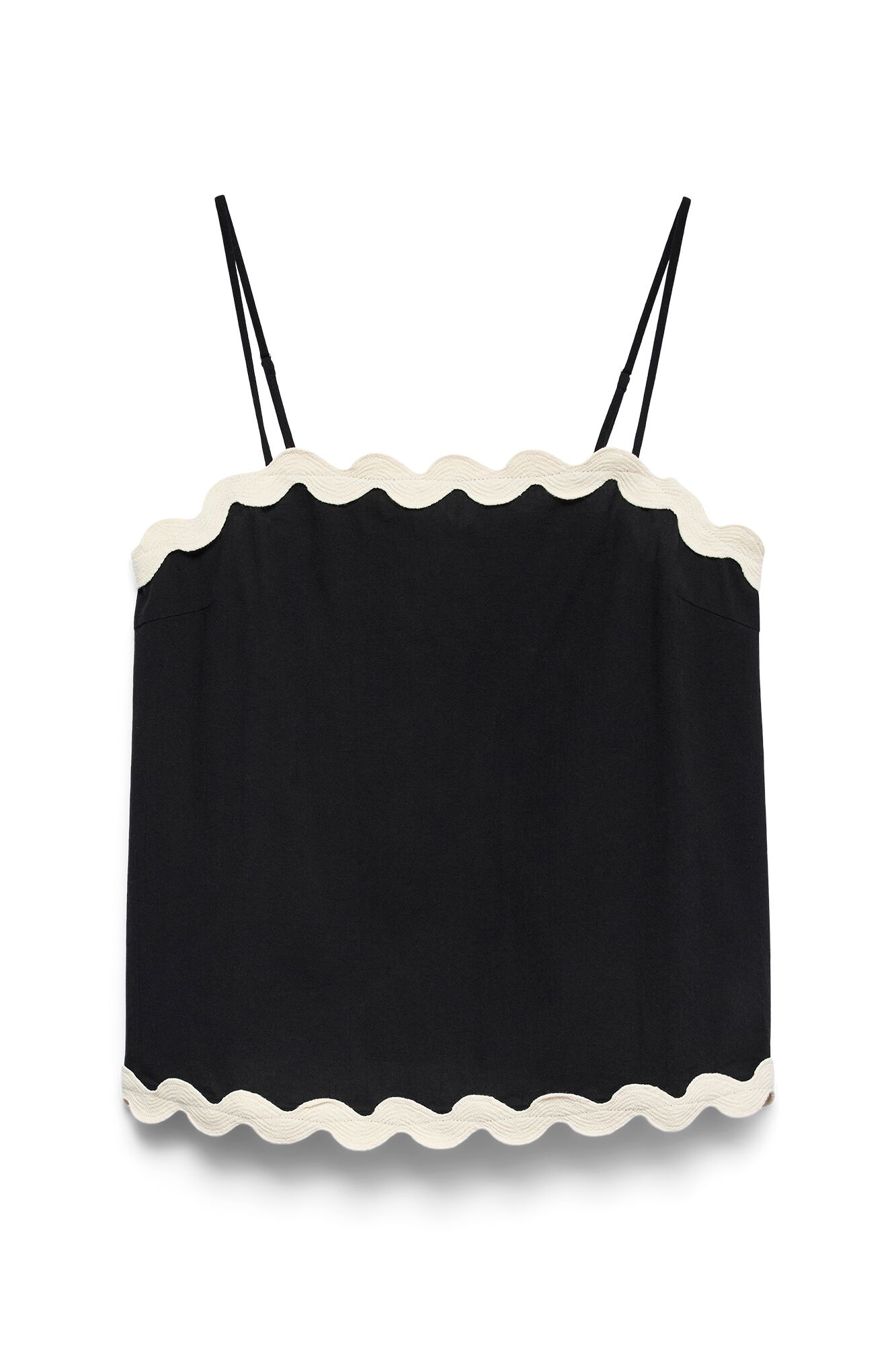 Vero Moda Top de al&ccedil;as decote quadrado