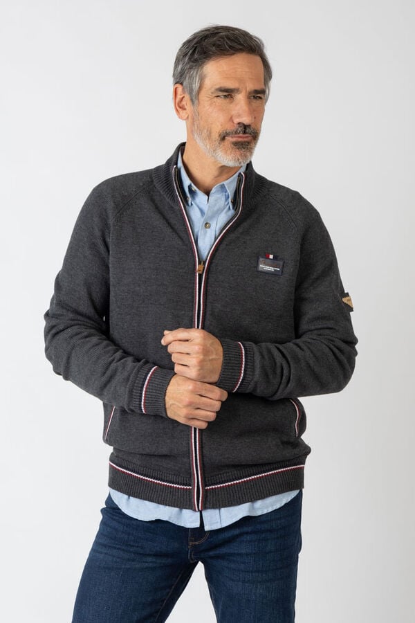 Privata Casaco de malha Cinzento