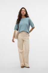 Vero Moda Curve Jeans de tiro alto talla grande Rosa