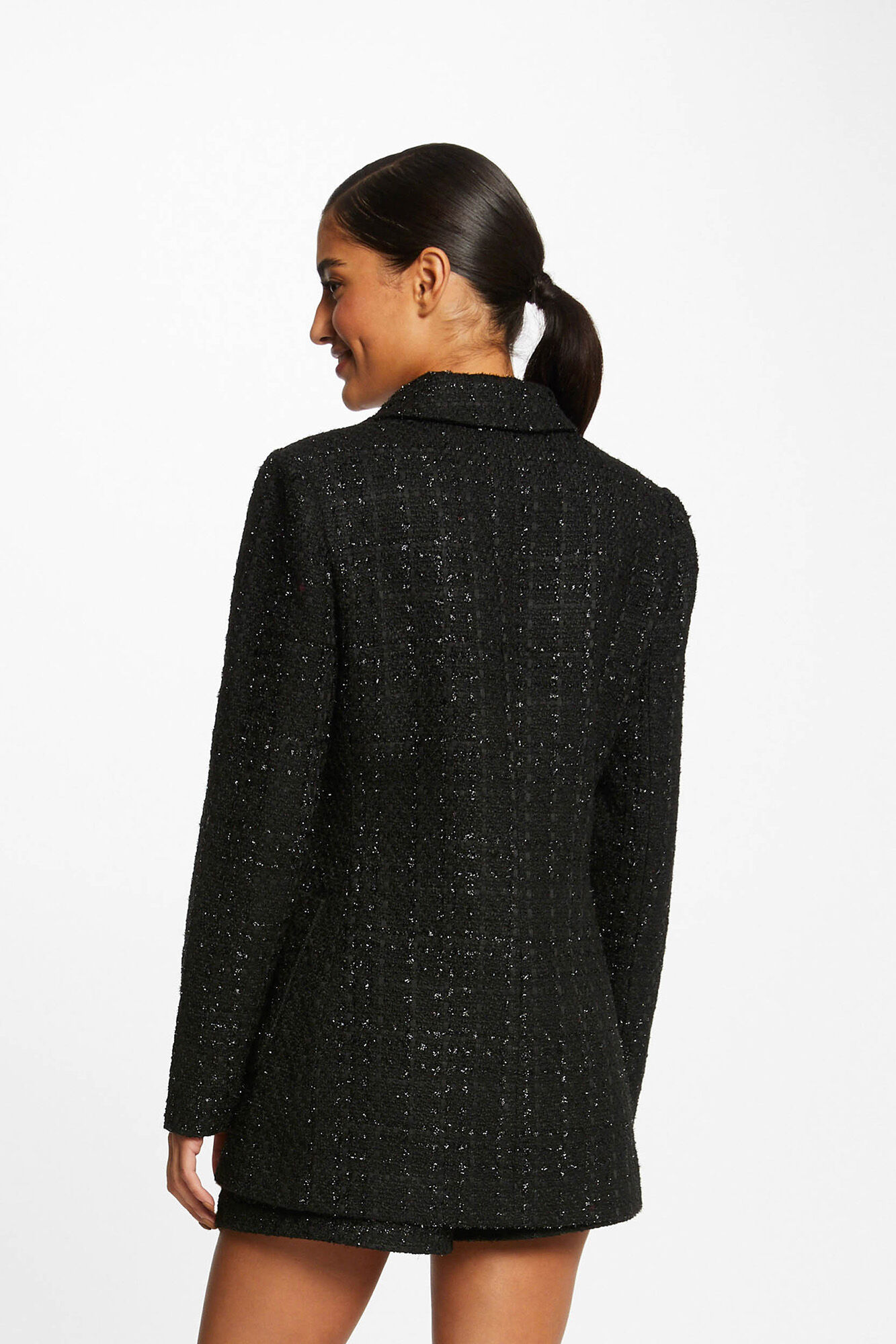 Faux fur bolero black online