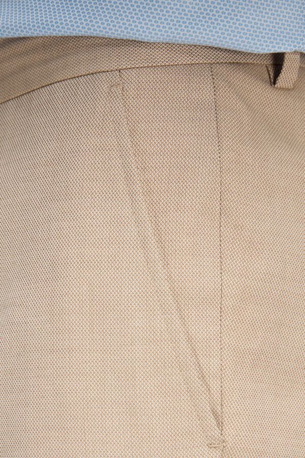 Selected Pantal&oacute;n de traje Slim Fit confeccionado con materiales reciclados Marr&oacute;n