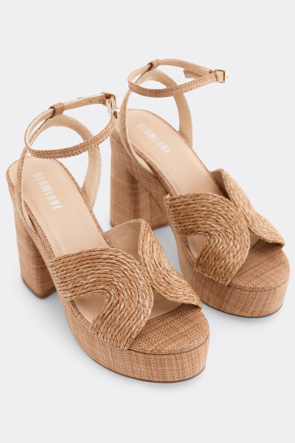 Slowlove Sandalia plataforma yute Arena