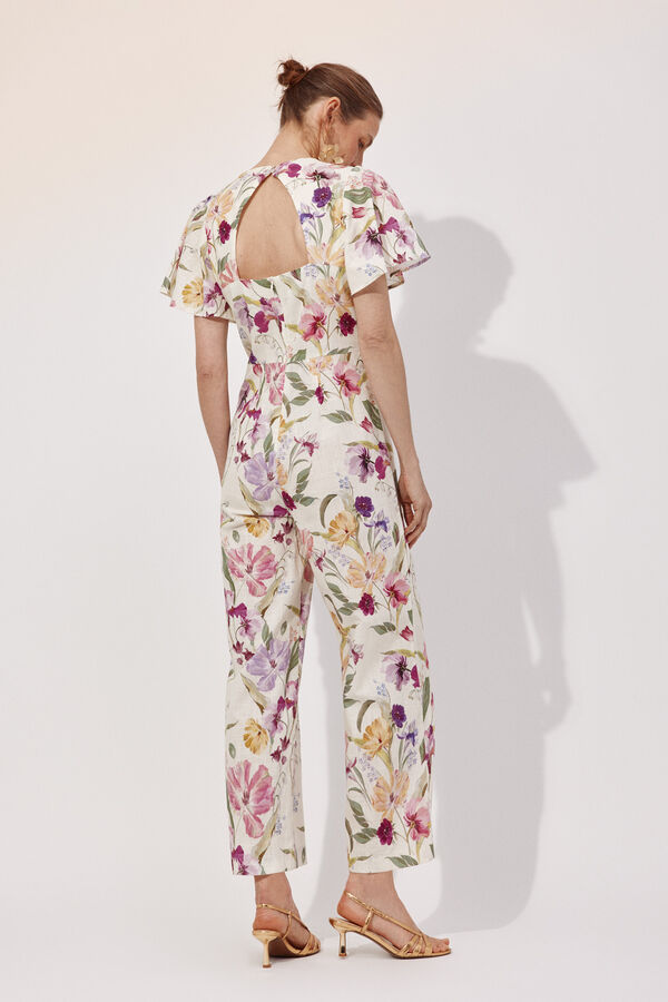 Cortefiel Printed jumpsuit Multicolour