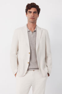 Cortefiel Linen blazer