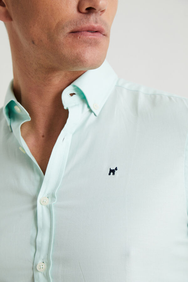 Williot Camisa Oxford Slim Fit Verde