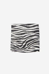 Cortefiel cachecol com estampado de zebra Impressão