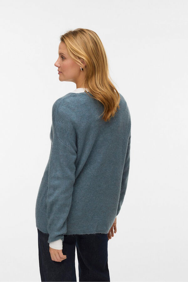 Vero Moda Camisola b&aacute;sica de malha Azul