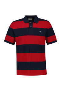 Gant Camisa polo piqué riscas em bloco