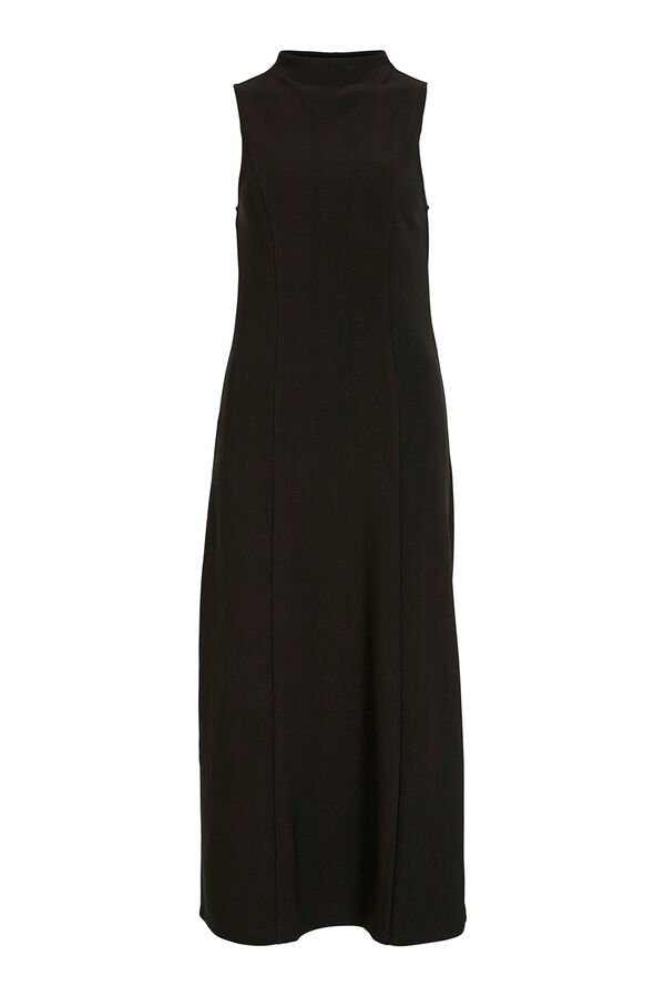 Vila Vestido midi sem mangas Preto