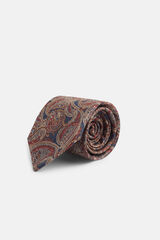 Cortefiel Paisley print tie Red