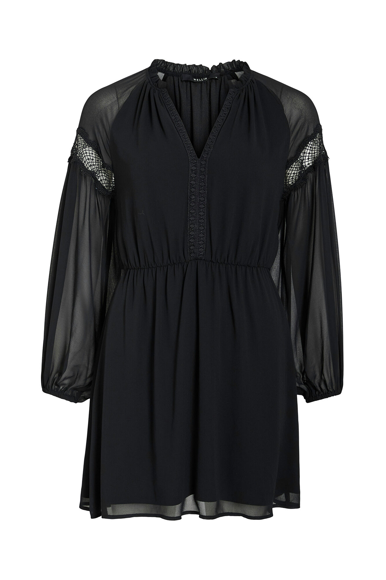 Vila Vestido curto de chiffon