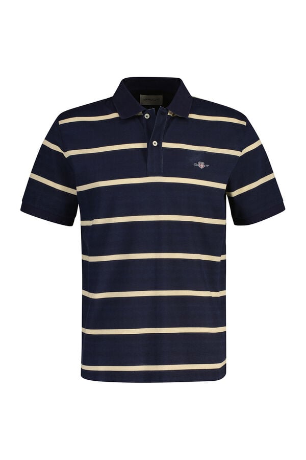 Gant Small-scale design polo shirt Navy