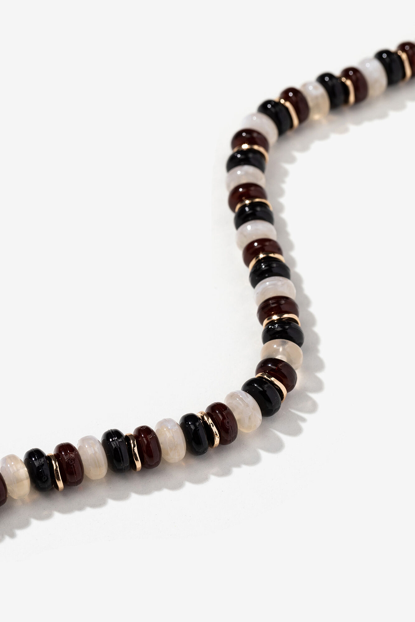 Vilanova Colar de contas tricolor