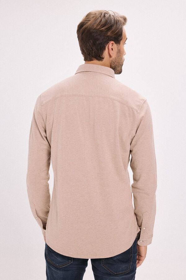 Jack & Jones Camisa de manga comprida Castanho