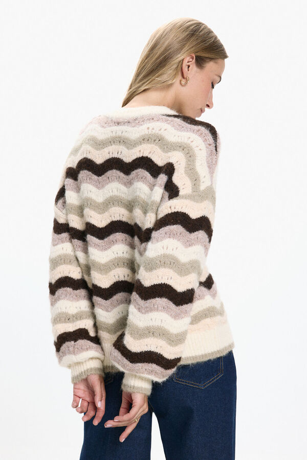 Vero Moda Camisola de malha estampado Multicolorido