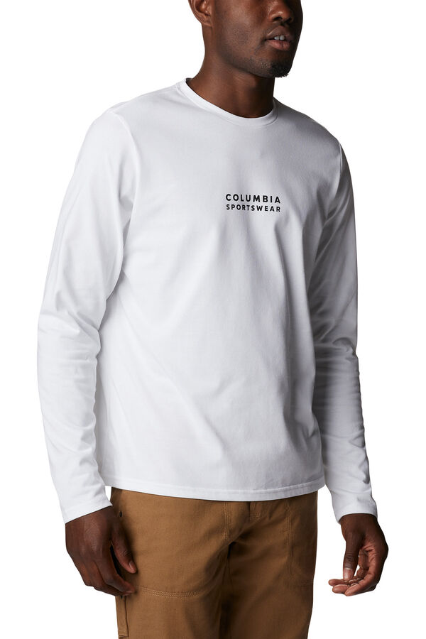 Cortefiel Camiseta de manga larga Columbia CSC Alpine Way™ II Estampado blanco