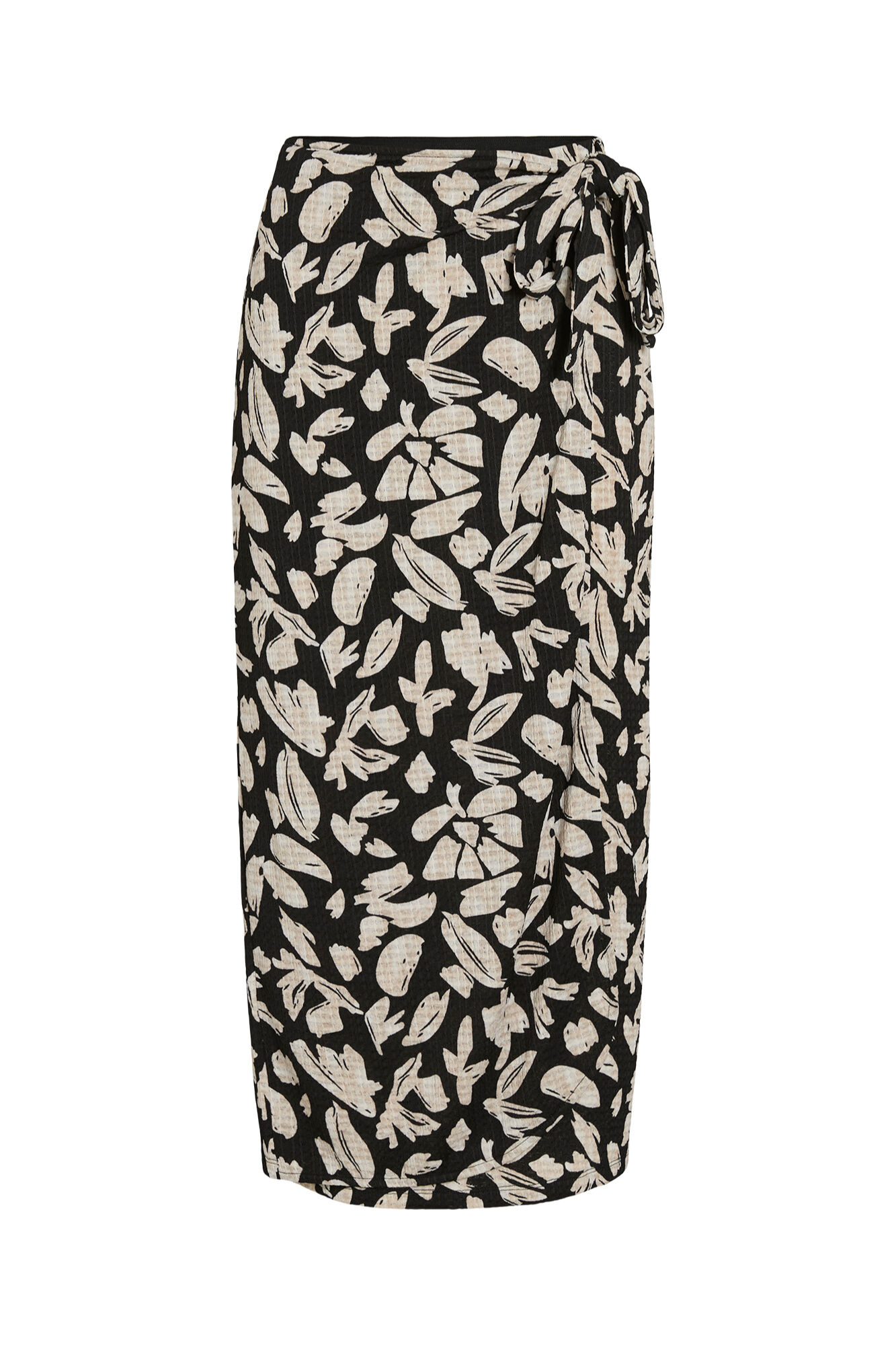 Vila Falda pareo midi estampada