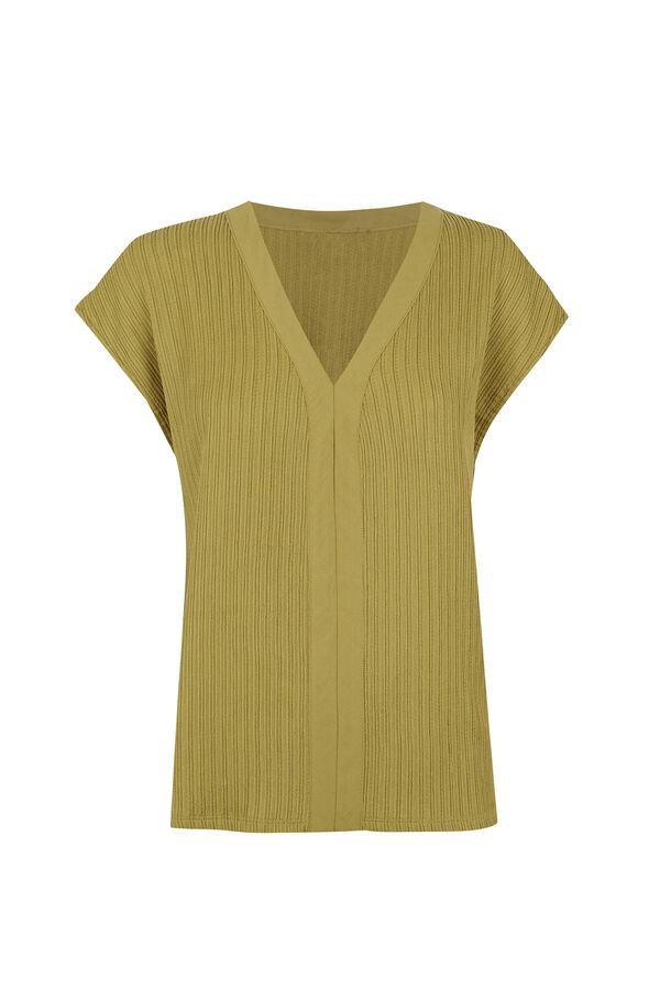 Cortefiel Combined top Yellow