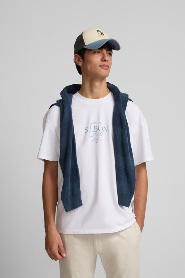 Silbon Camiseta silbon club com ajuste especial Branco