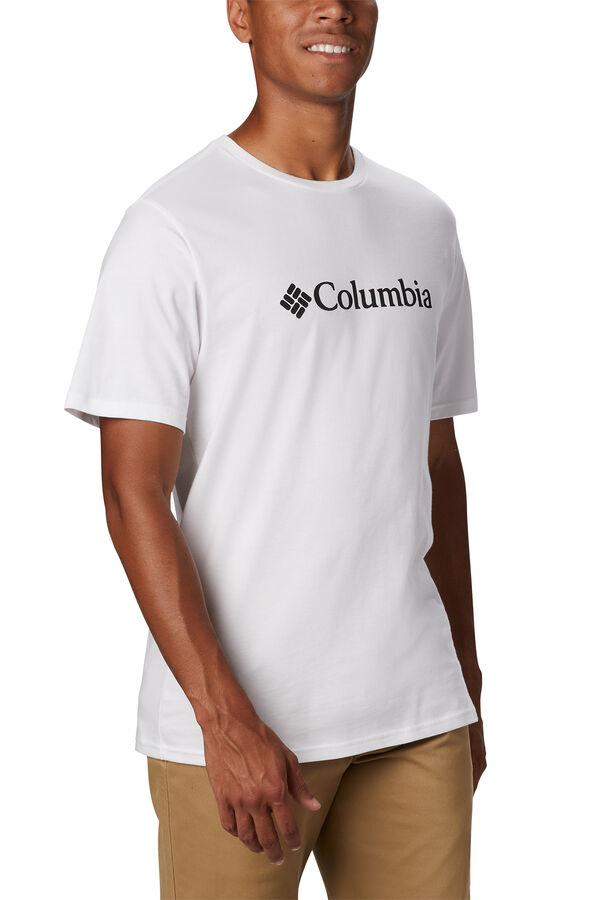 Cortefiel Camiseta manga corta Columbia CSC Basic Logo™ Blanco