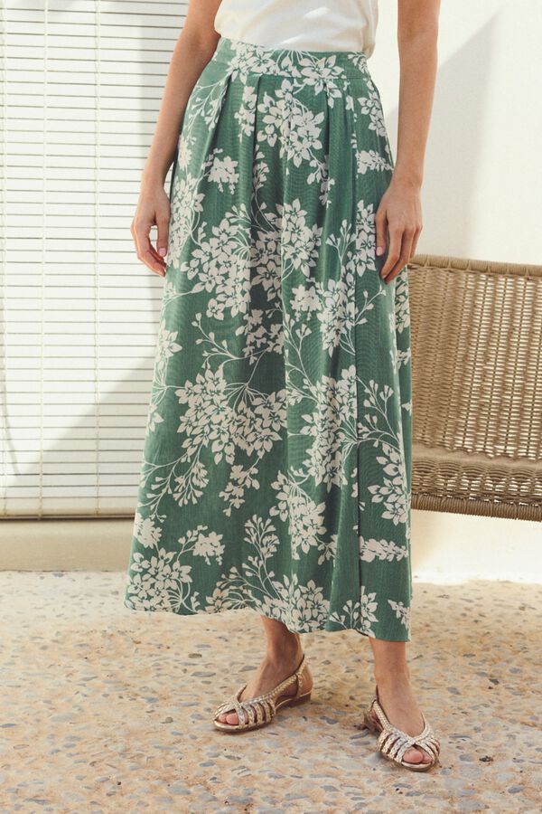 Pol&iacute;n Et Moi Saia comprida Catalina Azul