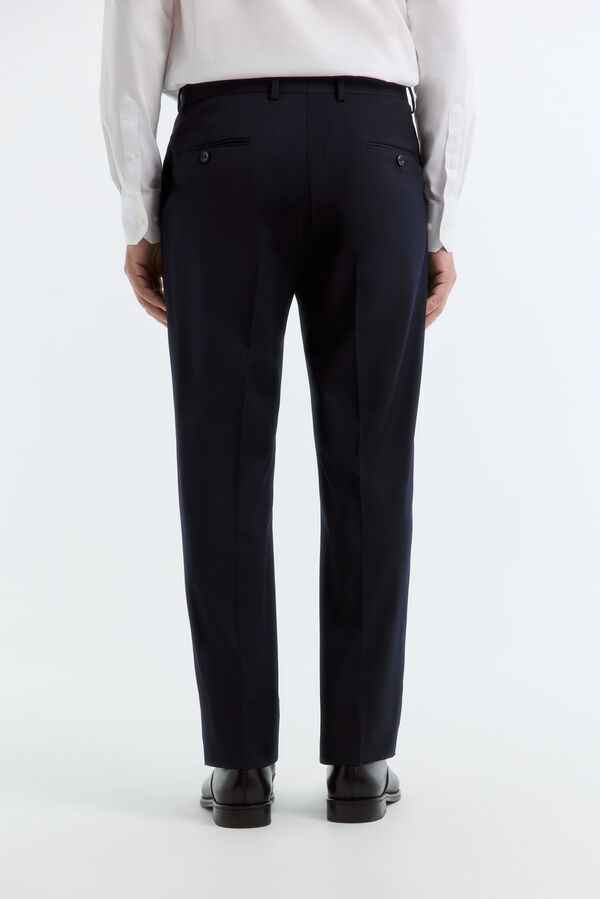 Cortefiel Blazer em tecido inteligente twill Azul