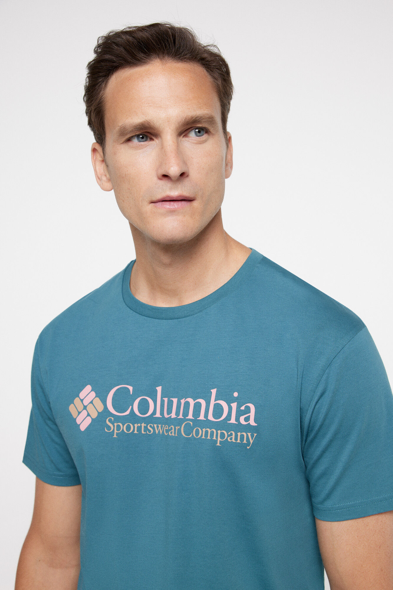 columbia blue dri fit shirt