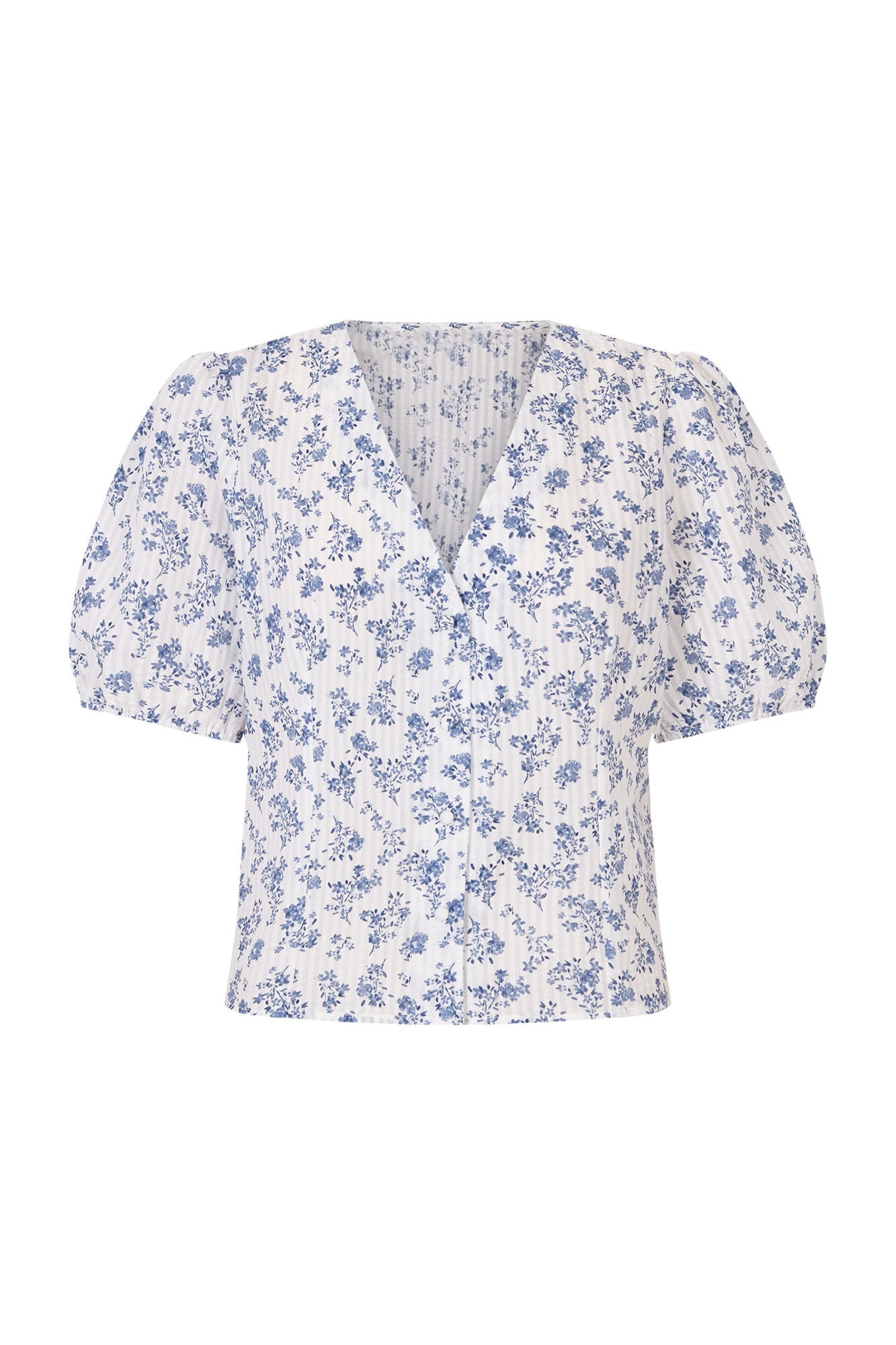 Cortefiel gingham blouse