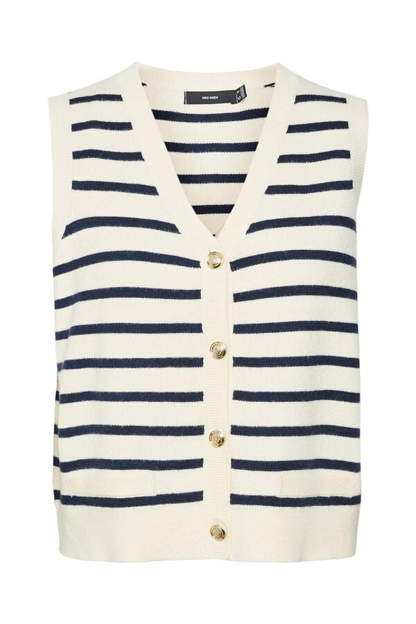 Cortefiel Chaleco Pedro Del Hierro Mujer Chaleco Punto De Cuello