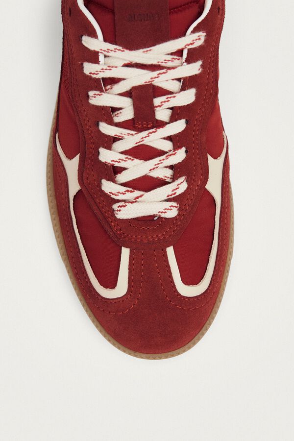 Alohas Zapatillas de piel Tb.490 Rojo