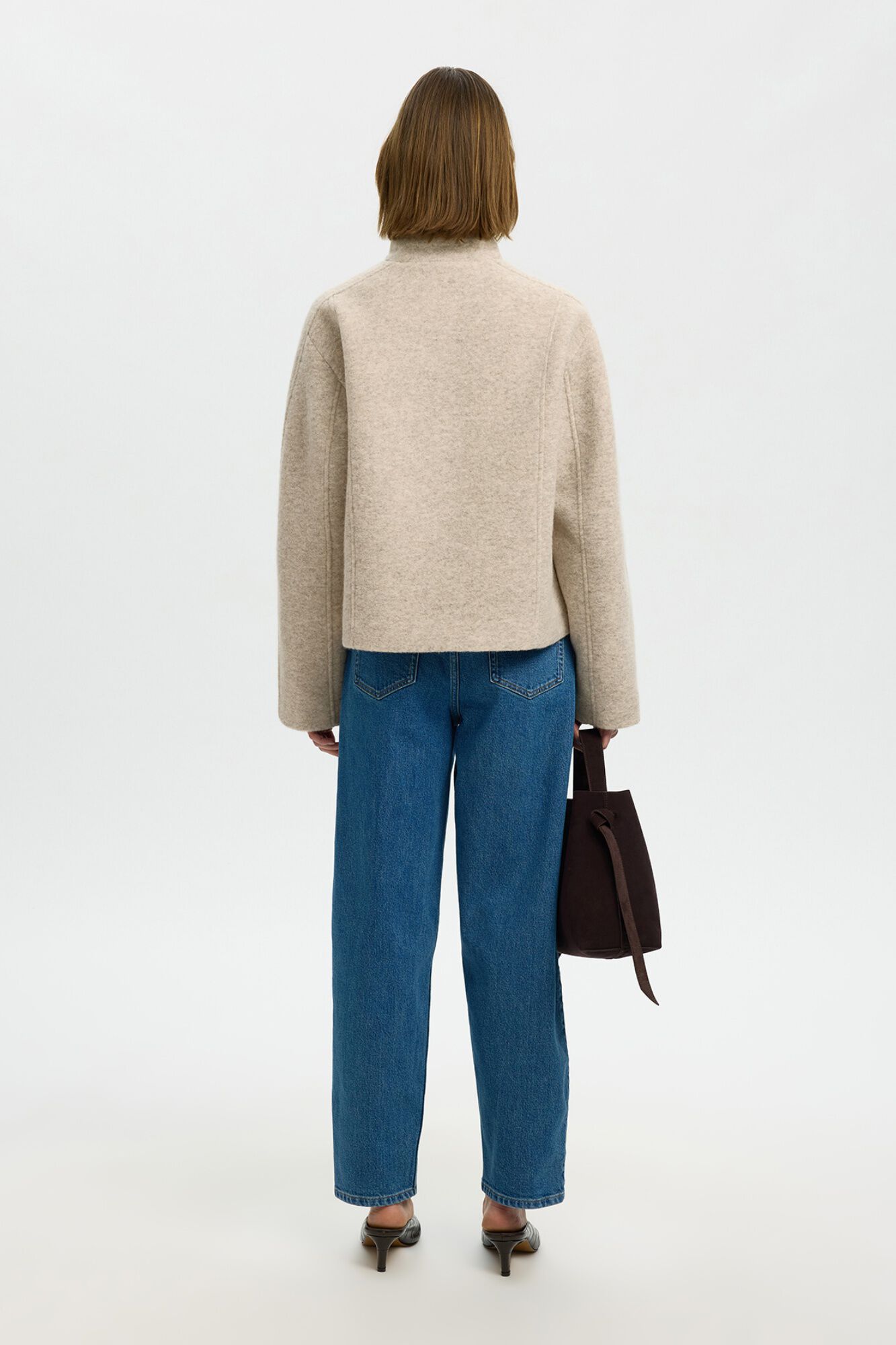 Selected Wool bomber jacket