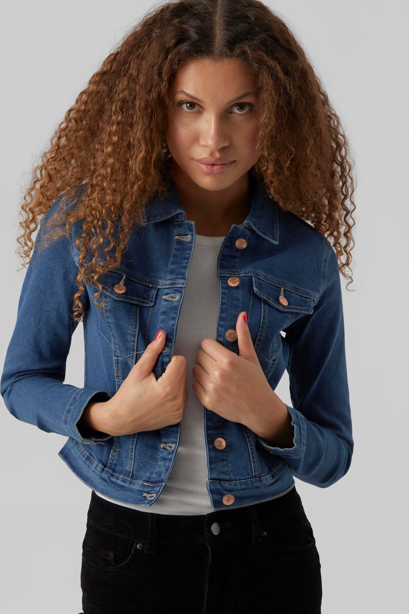 Short jeans jacket for womens online