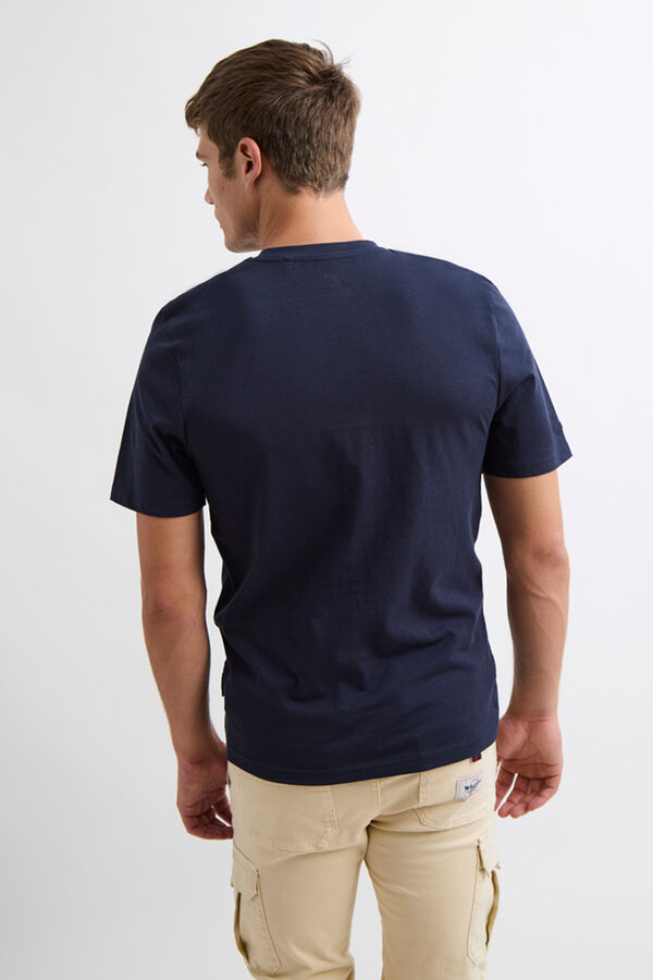 Williot Camiseta Logo Vintage Azul marino