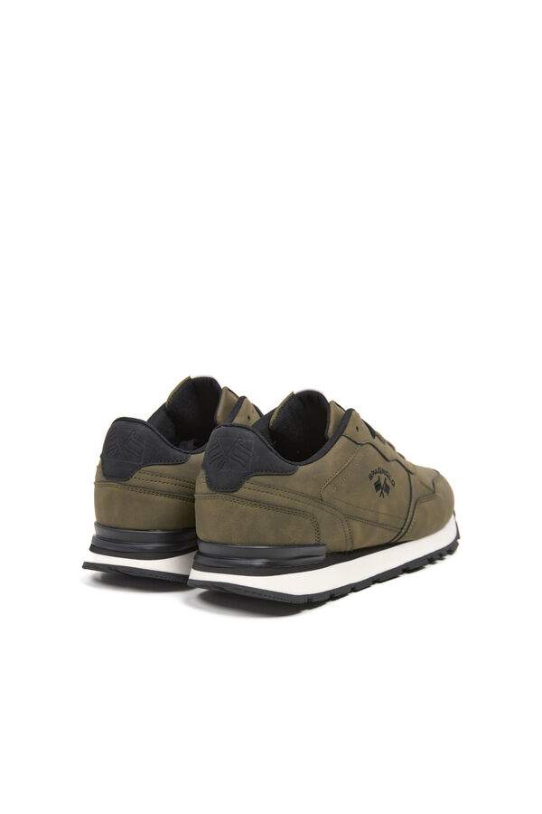 Spagnolo Men's casual running sneakers Green