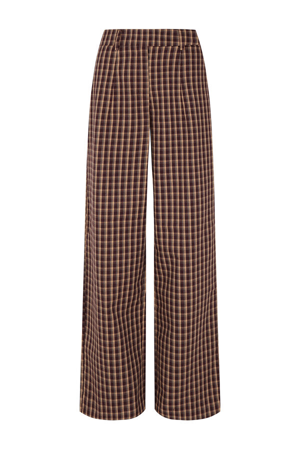 Cortefiel Women's plaid trousers Multicolour