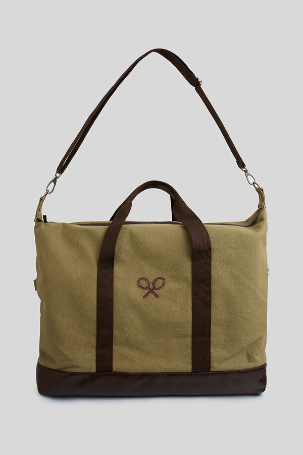 Silbon Silbon casual khaki travel bag Green