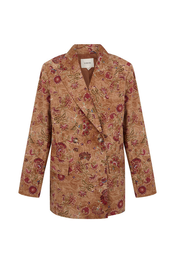 Slowlove Printed oversized blazer Multicolour
